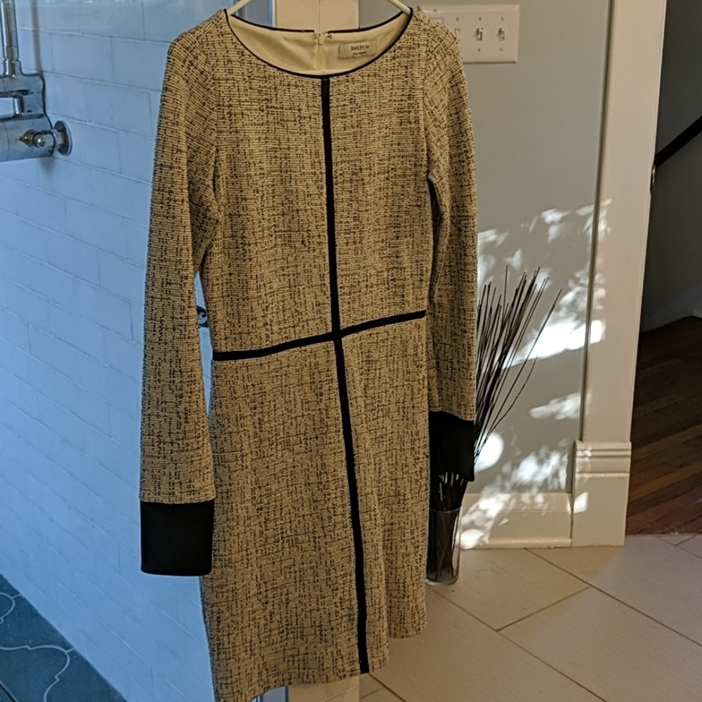 Bailey 44 faux leather detailed dress